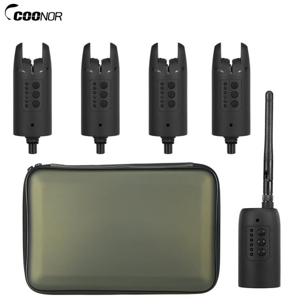 Kit de alarma de pesca digital inalámbrica con sonido de alerta de picadura de pesca