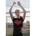 thumbnail image 2 of Old Glory Juniors Halloween Skull Heart Short Sleeve Graphic T Shirt, 2 of 6