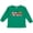 Kelly Green, variant on Inktastic Kickin' it Old School with Weathered Retro Stripe Boys or Girls Long Sleeve Toddler T-Shirt
