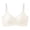 Champagne, variant on Liquid Foundation Lift Bra 1 Pack Polyester Seamless Wireless Bralette 34-40 Padded Push Up Letter Strap Everyday Support Bra for Small Chest Women Black 36
