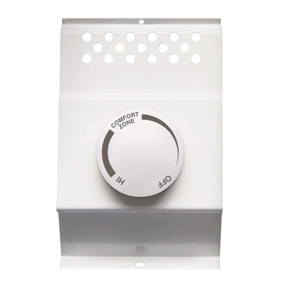 Cadet Built-in Double Pole Thermostat Kit for Cadet Electric Baseboard Heaters (Model: BTF2W, Part: 14925), 22 Amp, 120/208/240 Volt, White