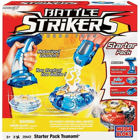 Mega Bloks Magnext Battle Strikers Starter Pack Set Motorized Tsunami ...