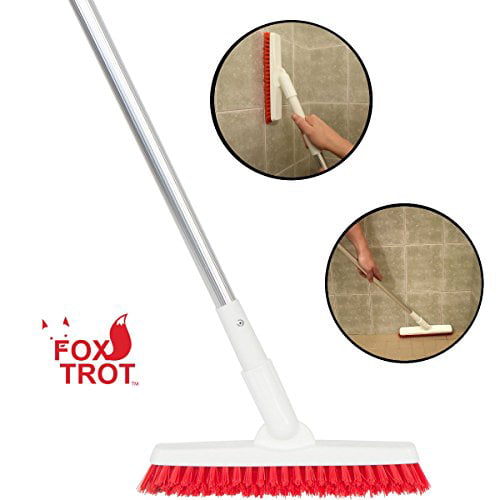 Extendable Telescopic Handle Grout Brush with Long Handle KitchenShowe... 