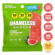 Shameless Snacks - Healthy Low Calorie Snacks, Low Carb Keto Gummies (Gluten Free & Non GMO Candy) - 6 Pack Wassup Watermelon