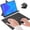 Black, variant on BATTOP Foldable Bluetooth Keyboard with Touchpad, Rechargeable Wireless Keyboard with Folding Stand Case, Compatible with iOS Android Windows