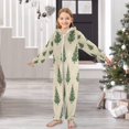 thumbnail image 6 of Soft Big Kids Onesie Pajamas Cozy Loose-Fit Jumpsuits for kids with Pockets for Christmas Lounge & Play Motifs Christmas Tree Pattern, 6 of 8