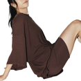 thumbnail image 1 of Women Oversized T-Shirt Shorts Cycling Gym Sports Set Tracksuit Lounge Wear, 1 of 8