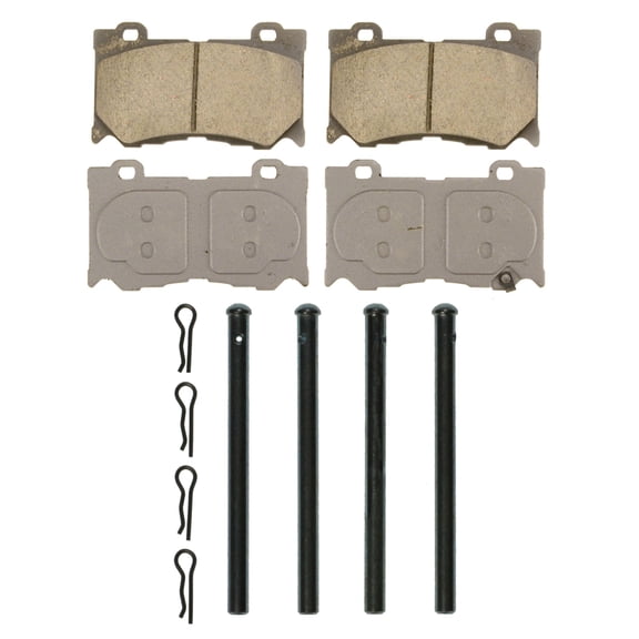 Wagner ThermoQuiet QC1346 Ceramic Disc Brake Pad Set Fits select: 2008-2013 INFINITI G37, 2014-2015 INFINITI Q50 BASE/PREMIUM/SPORT