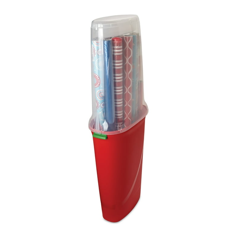 Christmas Tree Storage HOMZ 30-Inch Vertical Gift Wrap Storage