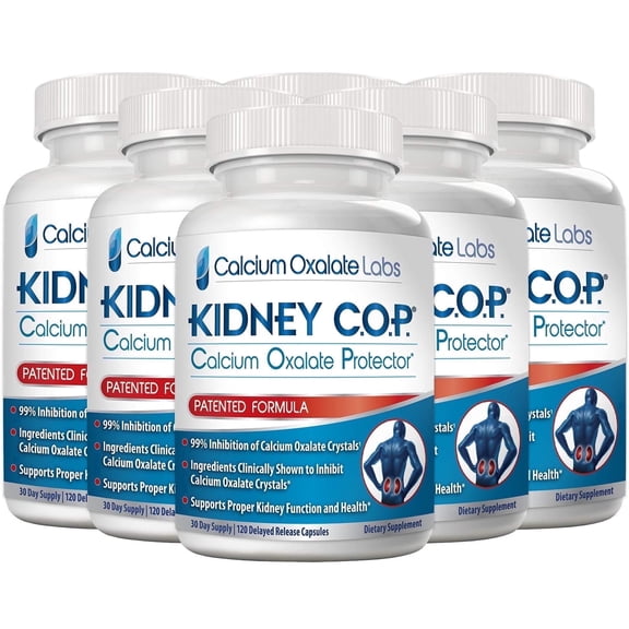 Kidney COP Patented Supplement for Calcium Oxalate Stones
