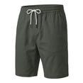 thumbnail image 6 of LONKITO Mens Casual Shorts with Pockets Classic Slim Fit Summer Shorts Elastic Waist Drawstring, 6 of 7