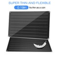 thumbnail image 2 of Zootealy 30W Monocrystalline Silicon Solar Panel for Efficient Outdoor Power Storage with IP65 Waterproof Rating, 2 of 7