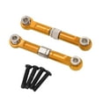 thumbnail image 5 of 2pcs RC Car Steering Linkage Aluminum Alloy Adjustable Tie Rods for 1 14 Scale Model Cars and Trucks, 5 of 9