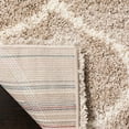 thumbnail image 5 of SAFAVIEH Hudson Arline Geometric Shag Area Rug, Beige/Ivory, 6' x 9', 5 of 7