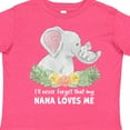 thumbnail image 4 of Inktastic I'll Never Forget That My Nana Loves Me with Cute Elephants Boys or Girls Toddler T-Shirt, 4 of 5