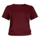 thumbnail image 5 of Camisetas de manga corta ajustadas y modernas para mujer: corte básico y sexy, perfectas para combinar con vaqueros o pantalones cortos, tejido suave para el verano, tallas S-XXL., 5 of 6