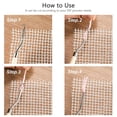 thumbnail image 3 of 1 Set Embroidery Carpet Crochet Materials Carpet Latch Hooking Kits Making Material Tools, 3 of 8