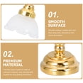 thumbnail image 3 of QUMIIRITY Model Lamp Mini Floor Lamp Metal Golden 1Set for DIY Micro Landscape, 3 of 8
