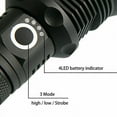 thumbnail image 5 of 90000 lumens Powerful Led Flashlight, XHP70.2 Most Powerful Led Flashlight USB Zoom Rechargeable Torch Waterproof for Outdoor Sport, 5 of 8
