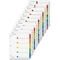 thumbnail image 2 of 11 x 8.5 OneStep Printable Table of Contents and 1 to 12 Dividers - White/Assorted Tabs (12/Set), 2 of 2