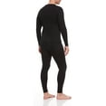thumbnail image 4 of iBerryNY Men Thermal Underwear, Microfiber Fleece Long John, Black Medium, 4 of 5