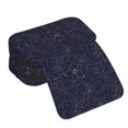thumbnail image 4 of Disketp Copper-Gold Gloss Outline Navy Dark Blue Estuche de Lápices de Doble Capa con Tapa Abatible y Cremallera, Organizador Escolar para Adolescentes y Adultos, 4 of 7