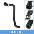thumbnail image 3 of Manguera de refrigerante del radiador Unique Bargains No.17127596831 para BMW 320i Base 2.0L L4 - Gas 2013-2016 Color negro de goma, 3 of 6
