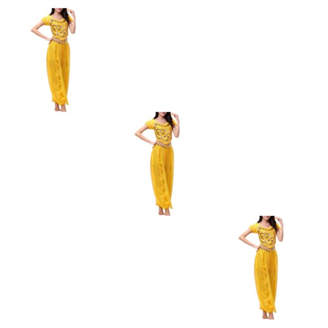 Sonducket Pantalones de danza del vientre indio, conjunto de disfraz con cordones en la espalda, traje Sexy para adultos, ropa de moda para Type2 NO2