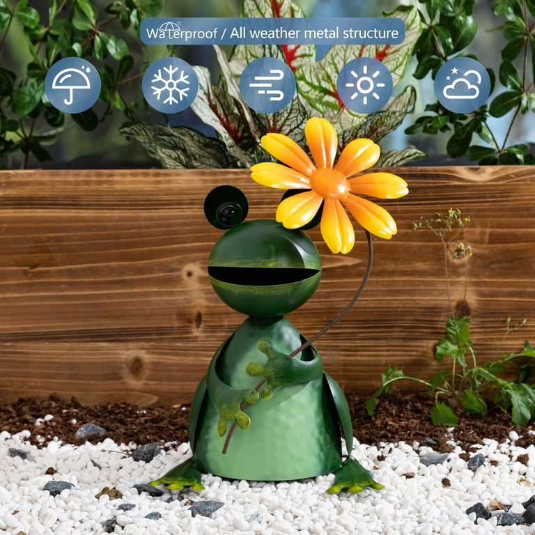 Mainstays Metal Frog Statue - Walmart.com
