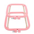 thumbnail image 1 of Double Layer Embroidery Hoop Secure Connection, Multi Purpose, Compact and Portable for Fabric Painting, Punch Needlework, Home Use, 1 of 7