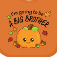 thumbnail image 4 of Inktastic I'm Going to Be a Big Brother- Cute Halloween Pumpkin Boys Baby Bib, 4 of 4