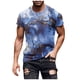 thumbnail image 1 of European And American Round Neck Casual Ethnic Style Retro Printed Short Sleeve T-shirt Top 5XL, 1 of 5