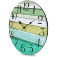 thumbnail image 3 of Wall Clock 14 Inch Silent Clock Non-Ticking Battery Operated Home Teal Turquoise Decor for Living Room, Kitchen Sweet Home, 3 of 5