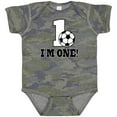 thumbnail image 3 of Inktastic First Birthday Soccer 1 Year Old Boys or Girls Baby Bodysuit, 3 of 5