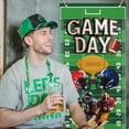 thumbnail image 4 of 1 Pc Rugby Football Party Decorations Door Banner Football Helmet Trophy Patterns Game Day Banner Backdrop for Home Party Indoor, 4 of 8