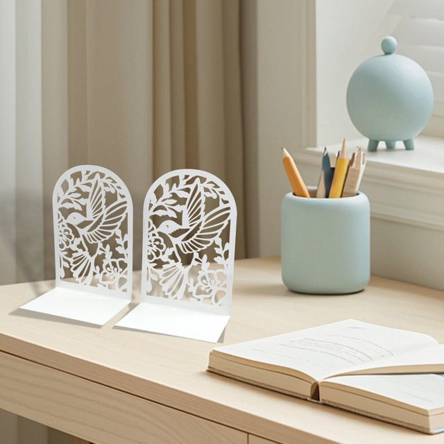 Sujetalibros de metal, adorno de escritorio, sujetalibros creativos, decorativos para el hogar, la oficina, el escritorio y la sala de estar.