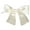 Ivory, variant on Reliant Ribbon - 5174-51009-4X3, Satin Twist Tie Bows - Jumbo Bows, Emerald, 1-1/2 Inch, 50 Pieces
