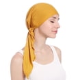 thumbnail image 4 of SPRING PARK Folded Muslim Women Hijab Hat Cap Turban Headscarf Wrap Bonnet Head Cover, 4 of 6