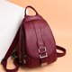 thumbnail image 2 of Mochila De Viaje de marca auténtica para mujer, bolso de hombro de cuero suave para mujer, bolsos escolares de diseñador para niñas adolescentes, 2021 Fivean unisex, 2 of 2
