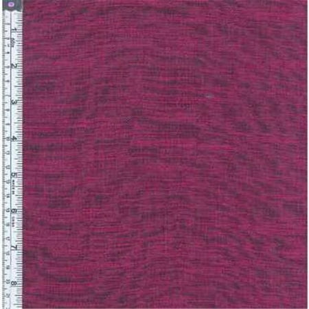 Textile Creations AC-005 Ace Of Slubs Fabric, Fuchsia-Black, 15 yd.