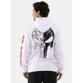 thumbnail image 3 of Marvel Punisher Men's and Big Men's Graphic Hoodie with Long Sleeves, Sizes XS-3XL, 3 of 5