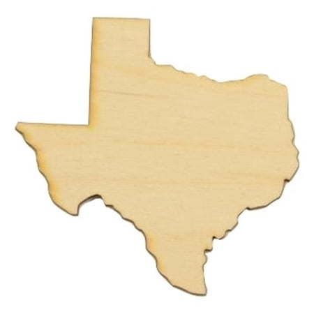 Texas State Wood Cutout (Large 17.75" x 17.5" Sold Individually, 1/4" Baltic Birch)