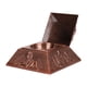 thumbnail image 2 of Cenicero piramidal de cobre, un juego de fumadores único y un regalo decorativo, legado del faraón inspirado en Egipto, 2 of 8