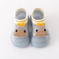 thumbnail image 2 of Youmylove Boys Girls Animal Cartoon Socks Shoes Toddler Warm Floor Socks Non- Prewalker Shoes Child Trendy Footwear, 2 of 7