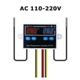 thumbnail image 1 of Dual Digital Temperature Controller Two Relay Output 12V 24VThermoregulator Thermostat With Heater Cooler ,Install Easy, 1 of 7