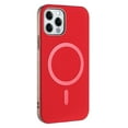 thumbnail image 2 of Allytechgroup iPhone 11 Pro Case with Magnetic Ring, Compatible with Magsafe Slim Back Cover Flannel Inner Lining Shockproof Protective Phone Case for Apple iPhone 11 Pro, Red, 2 of 6