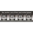 thumbnail image 2 of Delaney Irish Coat of Arms Tumbler Glasses - Set of 4 (Sand Etched), 2 of 2
