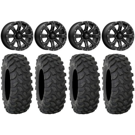 MSA Bounty 14 Wheels Black 32 XTR370 Tires Sportsman RZR Ranger MSA Bounty 14 Wheels Black 32 XTR370 Tires Sportsman RZR Ranger