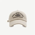 thumbnail image 1 of Gorra de béisbol con bordado de gato FORTUN para hombre y mujer, gorro de algodón sólido, ajustable, Snapback, letras, papá, 1987, 1 of 4