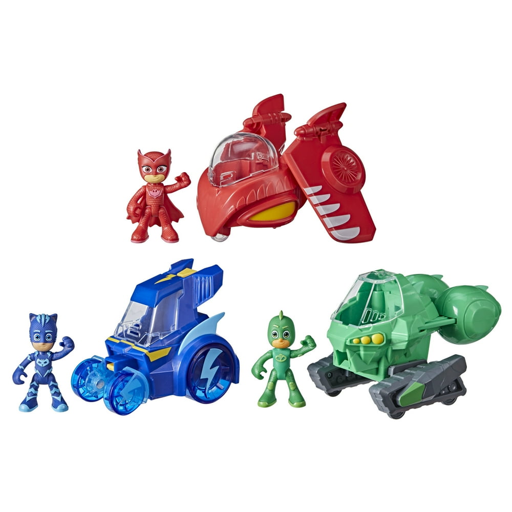 PJ Masks 3in1 Combiner Jet Preschool Toy, PJ Masks Toy Set, 3